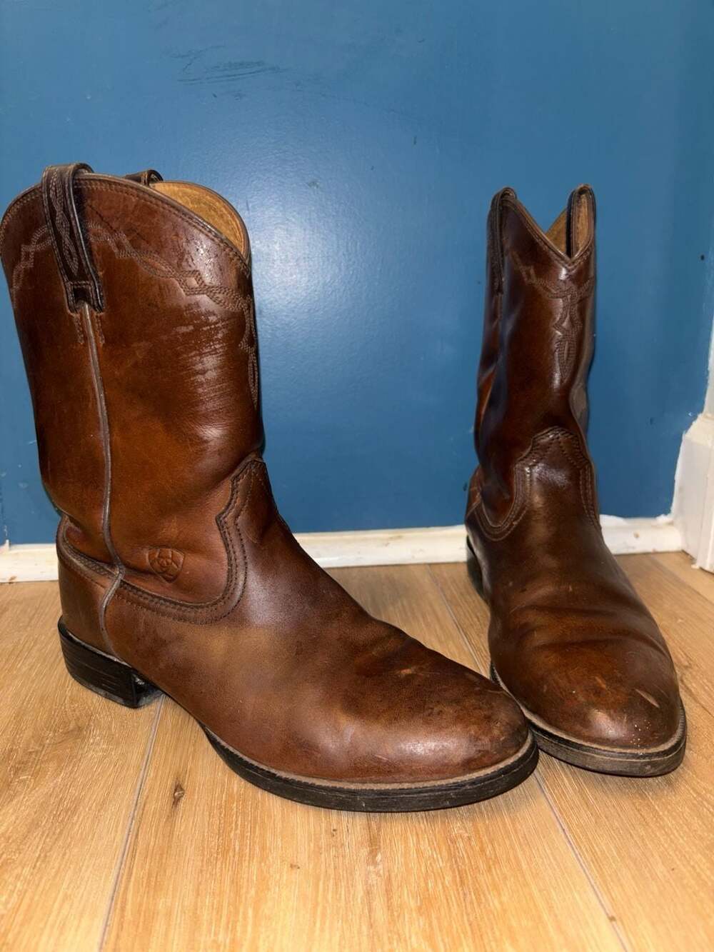 Ariat Brown Leather Western Cowboy Boots Style 10000797
